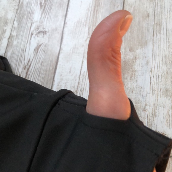 “SHEIN” EZwear,black,mock-neck, raglan slv, sports compression top,size M, NWT - Picture 12 of 16